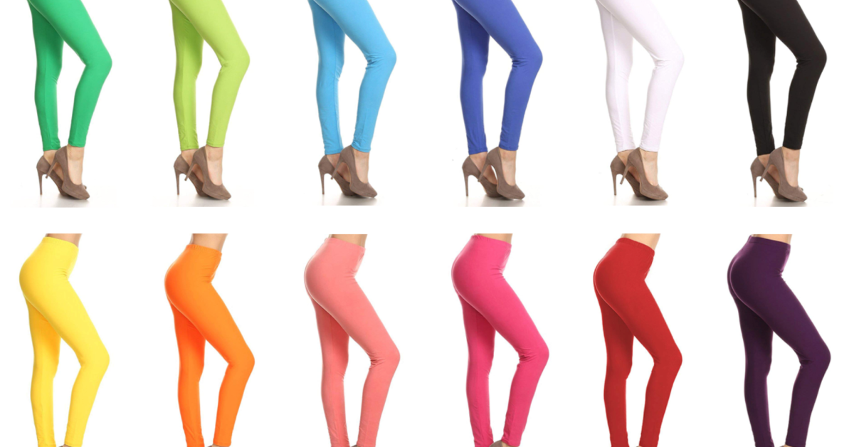 Emoji Leggings All-over Color Print | RibbonSport