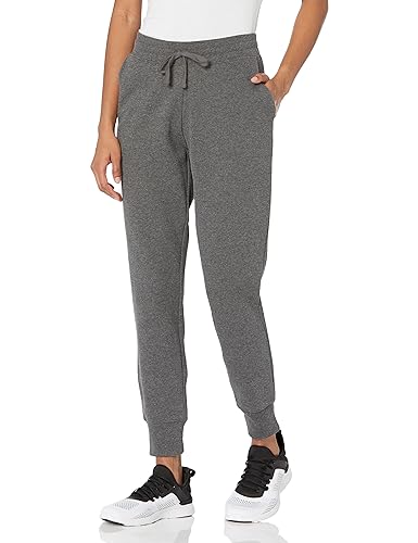 Amazon Essentials Women's Fleece Jogger Sweatpant (Available in Plus Size), Charcoal Heather, 5X